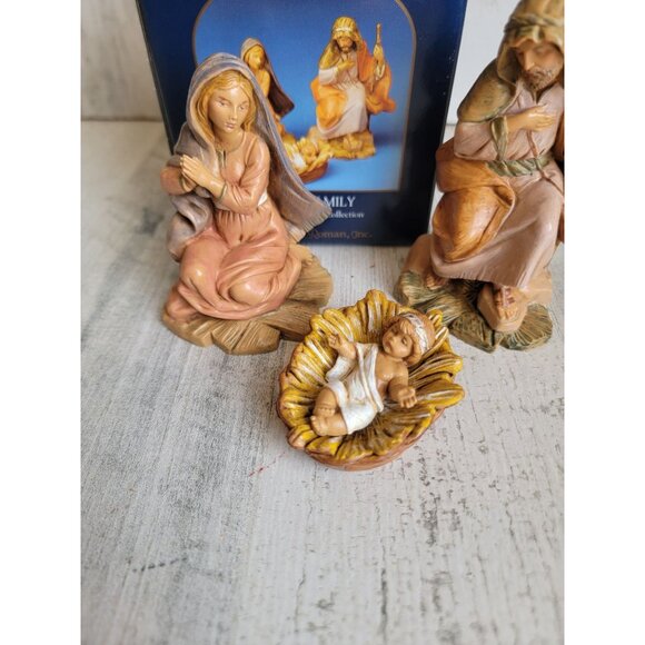 Fotanini Roman Inc Holy Family italy vintage figure Xmas - Picture 2 of 7